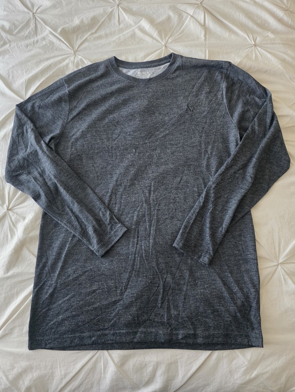 Aeropostale Men’s Gray Long Sleeve Sleep Shirt